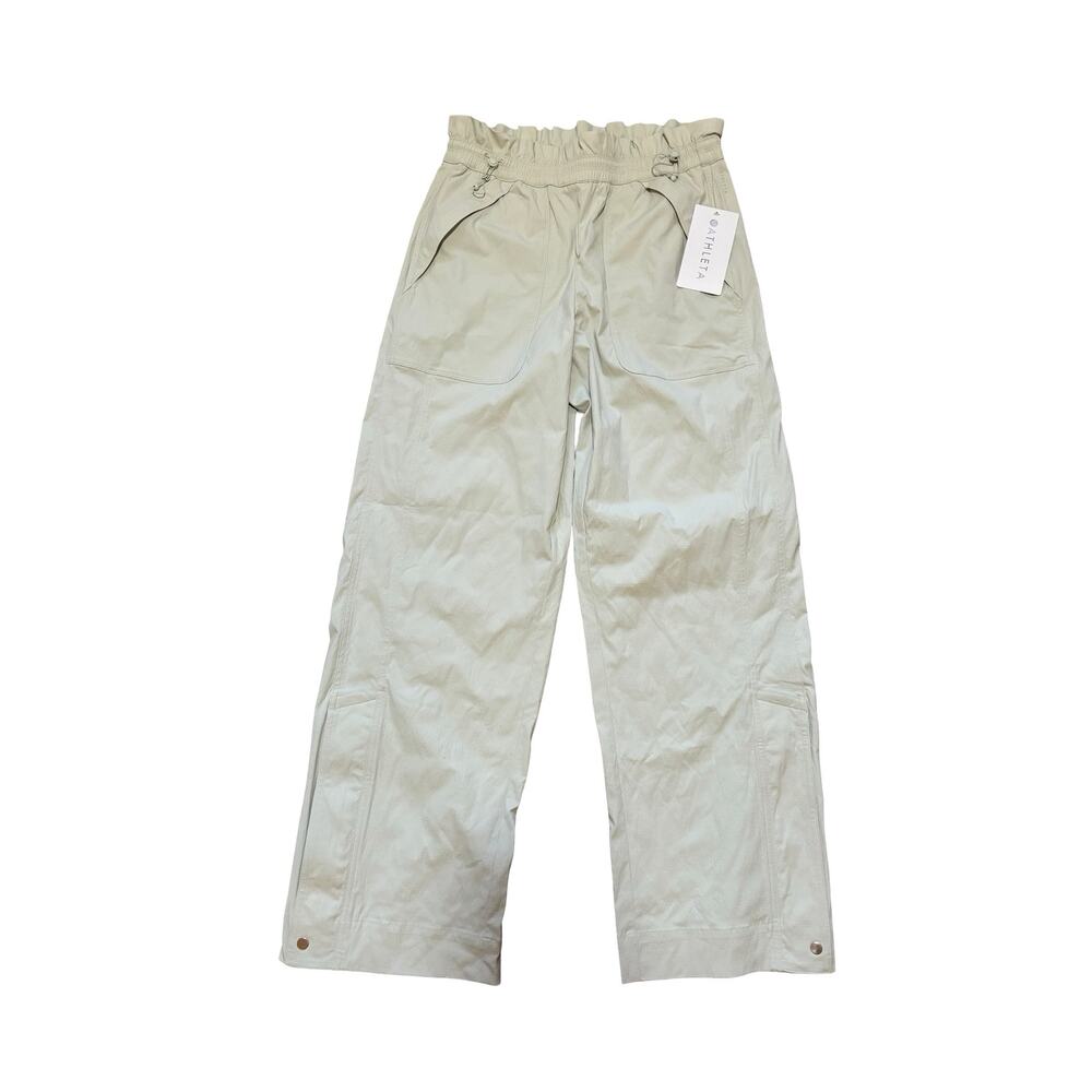 Athleta Trekkie Wide-Leg Parachute Pants | Mint Green | Size 4 | NWT - Picture 2 of 6